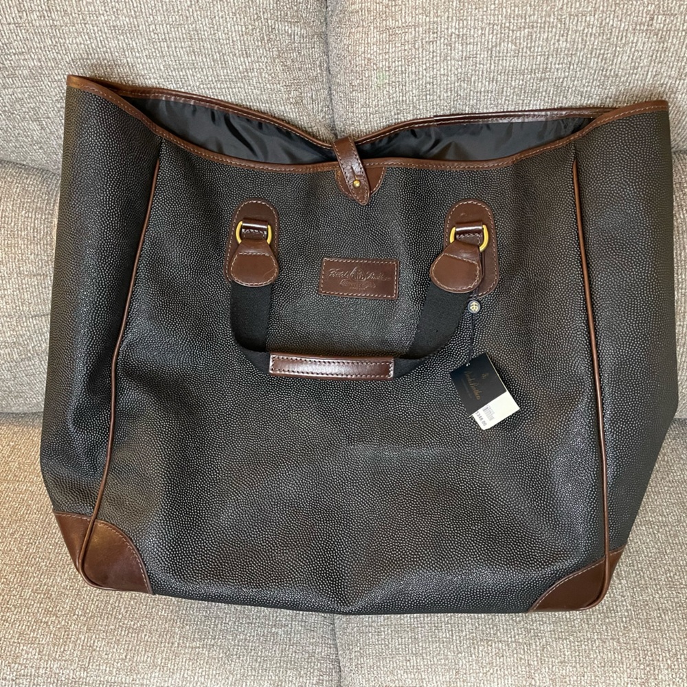 Brooks Brothers Leather Tote NEW, Large
